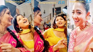 Background music😂Fun on set of yeh rishta kya kehlata hai offscreen masti [upl. by Curzon146]