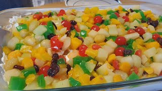 How to make Crema de Fruta fruitcake [upl. by Hajar]