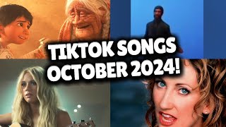 Top Trending Songs on TikTok  October 2024 [upl. by Wilonah]