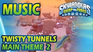 ♪♫ Twisty Tunnels  Main Theme 2  Skylanders SWAP Force Music [upl. by Ngo]