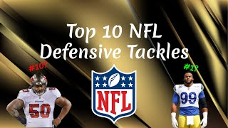 Top 10 NFL Defensive Tackles Right Now [upl. by Madi]