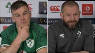 quotOur focus is 18 monthsquot  Sexton and Farrell press conference after 2022 Six Nations [upl. by Ariaz505]