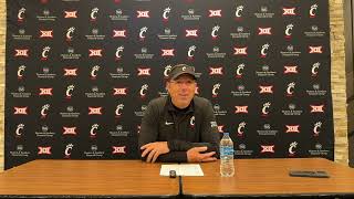 Bearcats HC Satterfield after 3423 loss to Colorado on the road [upl. by Reamonn]