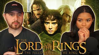 GIRLFRIEND FINALLY WATCHES The Lord Of The Rings Fellowship Of The Ring  REACTIONREACTION [upl. by Sussman]