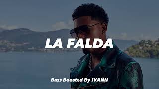 LA FALDA  MYKE TOWERS  EXTREME BASS BOOSTED [upl. by Chandos]