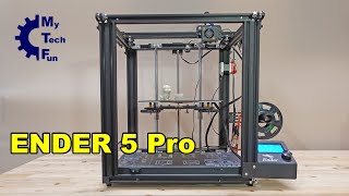 Creality Ender 5 Pro  unboxing review assembling and first 3d prints [upl. by Atisusej]