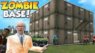 HOW TO SURVIVE ZOMBIE APOCALYPSE  Garrys Mod Gameplay  Gmod Zombie Base Building Roleplay [upl. by Ahsai]