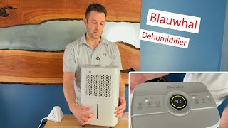 Blauwhal Dehumidifier quiet efficient and auto shut off dehumidifier dehumidifiers [upl. by Roz51]