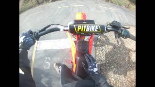 Testing out new foot pegs handle bars gopro mic on razor mx500 [upl. by Gerardo]