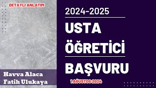 20242025 usta öğretici başvuru halk eğitim başvuru [upl. by Ikkir]