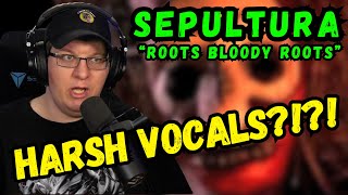 ELOY CASAGRANDES OLD BAND  Sepultura  Roots Bloody Roots Reaction [upl. by Nohsauq722]