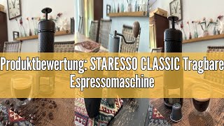 Produktbewertung STARESSO CLASSIC Tragbare Espressomaschine 2in1 ReiseKaffeemaschine Kompatibe [upl. by Nahor]