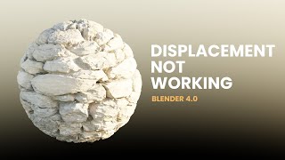 Displacement Not Working in Blender [upl. by Anattar]