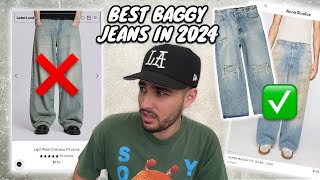 Best Baggy Jeans To Buy For Every Budget In 2024 Acne Studios Jaded London Balenciaga and more [upl. by Paddie296]