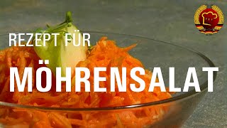 Omas einfaches und schnelles Möhrensalat Rezept mit Apfel aus der DDR [upl. by Amalle480]