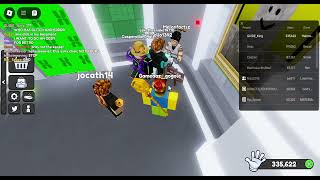 Roblox SLAP BATTLES FUNNY MEMES 1 this goy is sitting on a chair and everyone is bully HIM [upl. by Omrelliug781]