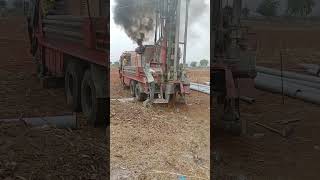 Borewell Drilling Machine start [upl. by Nita826]