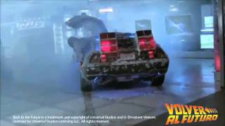 Publicidad Garbarino Back to the future  01  El Delorean en Cabildo y Juramento [upl. by Lettig]