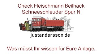 Unboxing Beilhack Schneeschleuder Fleischmann Spur N Was Ihr vor dem Kauf wissen müsst [upl. by Eelsnia]