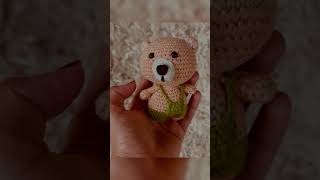 How to sew an amigurumi parts together final partcrochetbear amigurumibearcrochetamigurumi [upl. by Aelam]