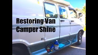 Restoring Van Camper Shine  Wax and Zep￼ Shine [upl. by Kirbee336]