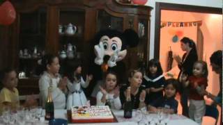 Topolino alla festa di compleanno di VanessaMPG [upl. by Florine]