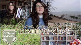 Everbloom Academy Weekend Reading Vlog 🌱  hitting 2k gifts amp ✨ amazing books ✨readathon vlog [upl. by Anilatsyrc]