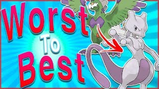 Ranking EVERY Legendary and Mythical Pokémon From Worst to Best [upl. by Ecart]