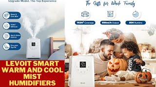 LEVOIT Smart Warm and Cool Mist Humidifiers  Quickly amp Evenly Humidify Whole House  smart home [upl. by Huoh600]