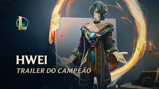 Hwei O Visionário  Trailer de Campeão – League of Legends [upl. by Alamat]