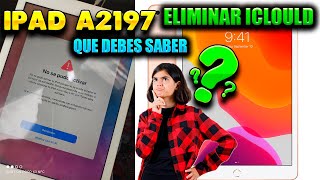 A2197 iPad 5 Generación bloqueado como eliminar iclould que debes saber Como activarlo y porque [upl. by Divaj864]