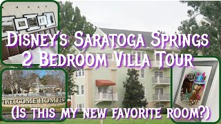 Explore Disneys Saratoga Springs A Luxurious TwoBedroom Villa Tour  Villains and Vice [upl. by Nananne253]