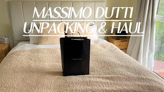 MASSIMO DUTTI UNPACKING amp HAUL [upl. by Ekrub]