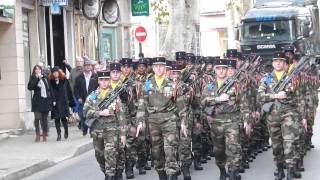 Remise fourragère 1ère Cie 126ème RI 12122013 [upl. by Garald667]