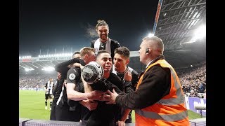 MIGUEL ALMIRON FIRST NEWCASTLE GOAL FAN VIEW [upl. by Fogarty430]