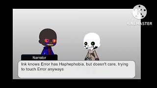 Error and his Haphephobia Gacha Club Sans Au [upl. by Tnaryb122]