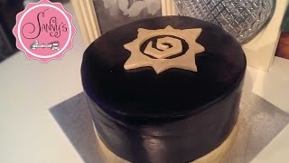 Hearthstone TorteHow to makehearthstonecake by Sanny´s eSport Torten [upl. by Gage598]