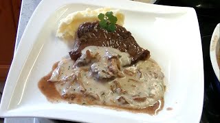 Rostbraten mit Pfifferlinge Sauce [upl. by Gney]