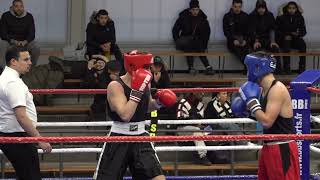 Premier combat de boxe amateur  Maximilien Houël [upl. by Nnylsaj]