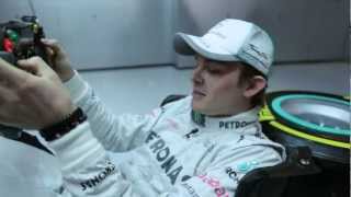 Nico Rosberg erklärt seine Sitzposition [upl. by Yahsed432]