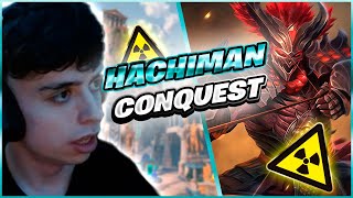 HACHIMAN ADC  GAMEPLAY DE CALIDAD  TottiGR  SMITE MASTER RANKED CONQUEST SEASON 11 [upl. by Atalee254]