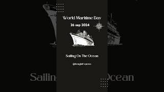 Q20 🚢World Maritime day status⛴️ 2024maritimeday2024maritimemarineengineerbeachshorts trending [upl. by Jena959]