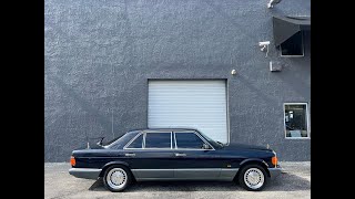 1987 Mercedes 560SEL Carat Clarity 17k miles [upl. by Pytlik]