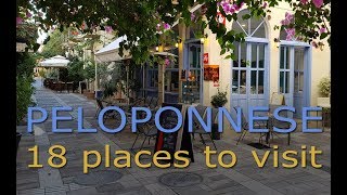 Peloponnese  18 places to visit [upl. by Colleen]