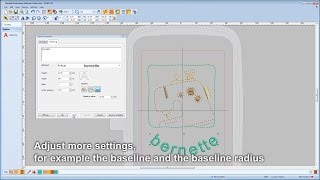 bernette embroidery software Customizer first steps and editing designs [upl. by Somerset559]