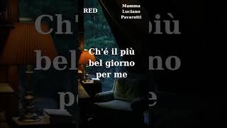 Pavarotti  Mamma  lyrics [upl. by Avehsile164]