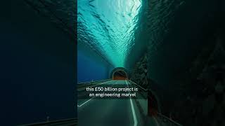 Worlds First Floating Tunnel in Norway A £50 Billion Project shorts [upl. by Harimas]