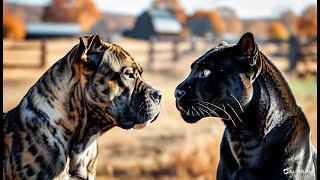 Pitbull vs Black Panther  Ultimate Animal Showdown  Top 10 The Best [upl. by Allx]