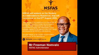 NSFAS Student Accommodation Roadshow [upl. by Slemmer]