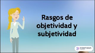 Rasgos de objetividad y subjetividad [upl. by Aenad426]